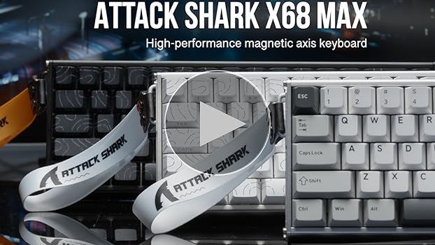 【新品未使用】ATTACK SHARK X68PRO HE ラピッドトリガー 白 Amazon | ATTACK SHARK X68PRO HE ゲーミングキーボード